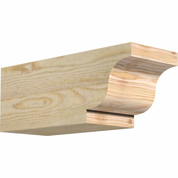 Ekena Millwork Newport Rough Sawn Rafter Tail, Douglas Fir, 6"W x 6"H x 16"L RFT06X06X16NEW00RDF - main